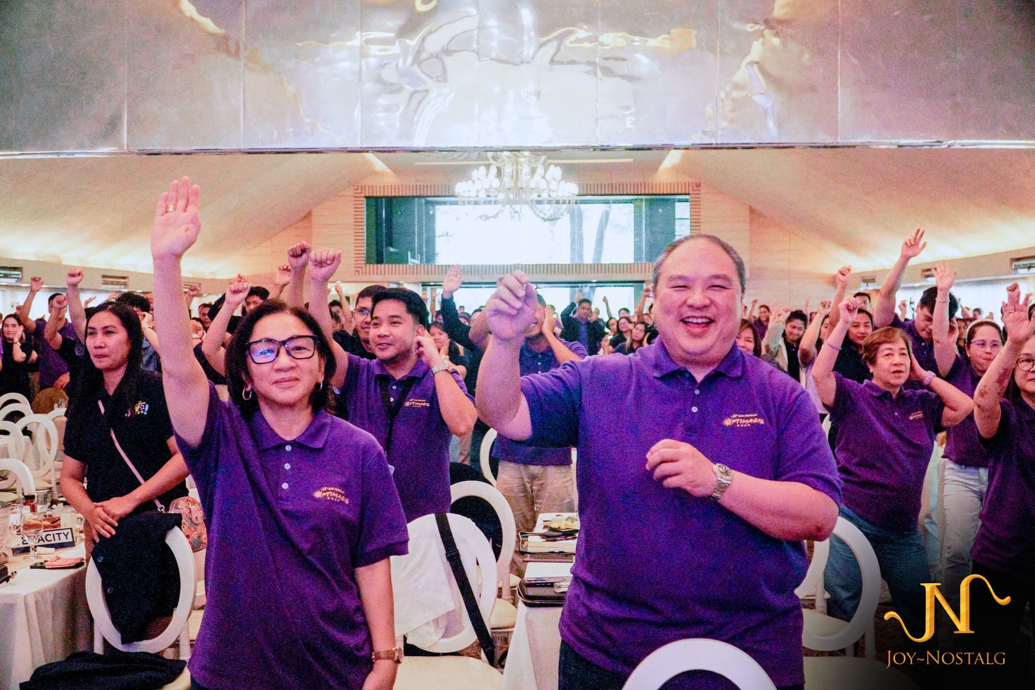 Joy~Nostalg employees celebrating as a community